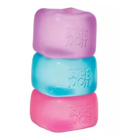 !! PINK !! Viral Nee Doh Nice Cube - Super Solid Squish! AUTHENTIC - Picture 3 of 4